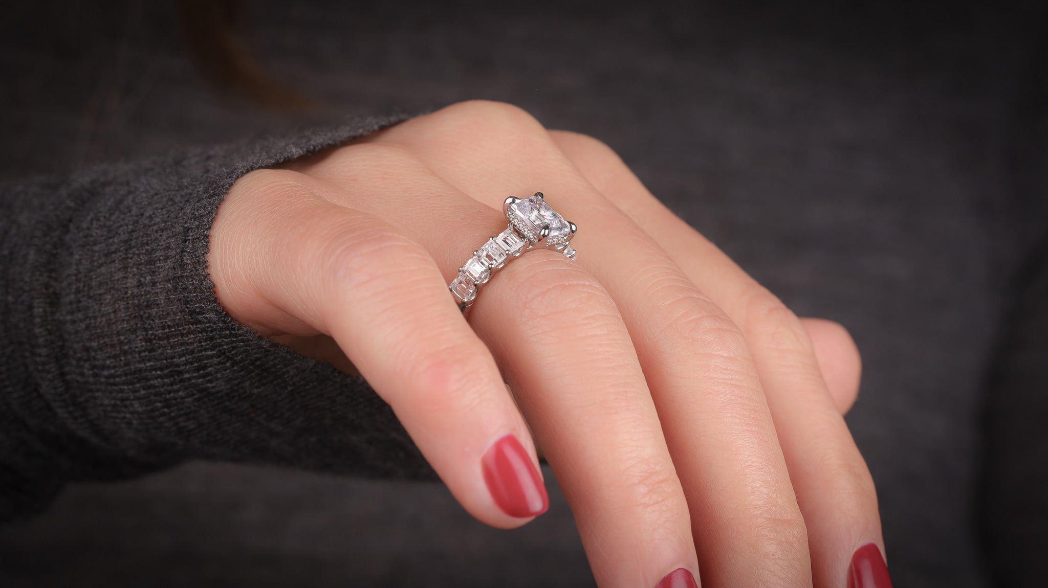 Low Profile Engagement Rings