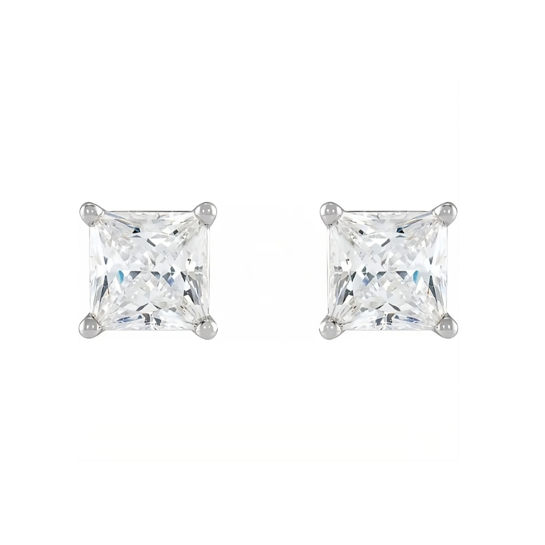 Princess Diamond Studs 2, 3, 4 Carat