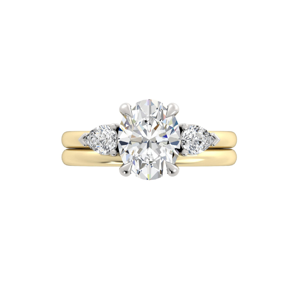 Pear Cut Overlapping Stacking Band