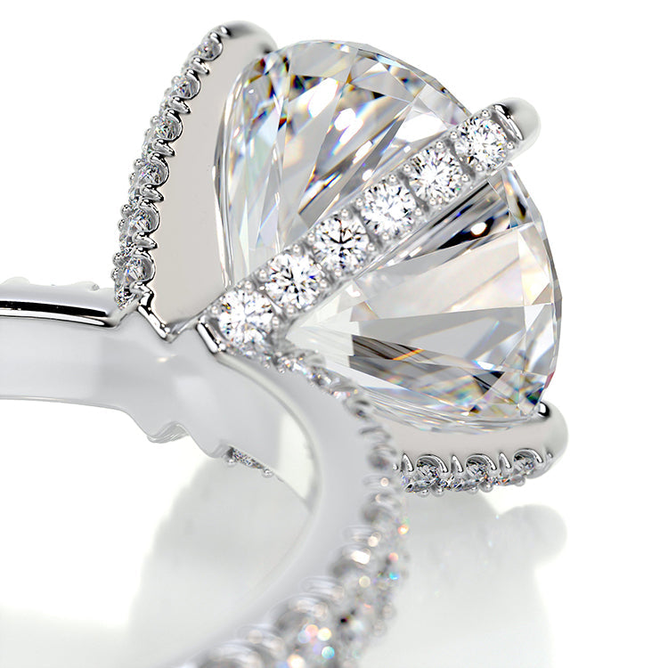 Engagement Ring 2 Carat Round Cut Lab Diamond Halo Style