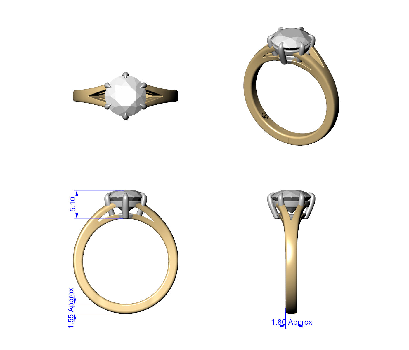 Heirloom Engagement Ring Custom for Steve