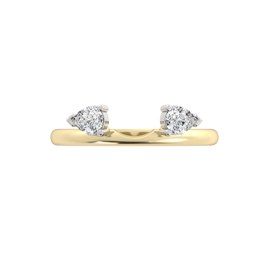 Pear Cut Overlapping Stacking Band