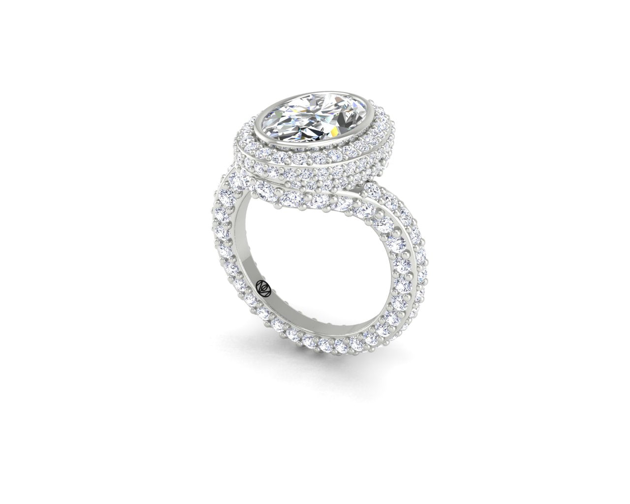 3 Carat Oval Eternal Bond Bypass - Custom William