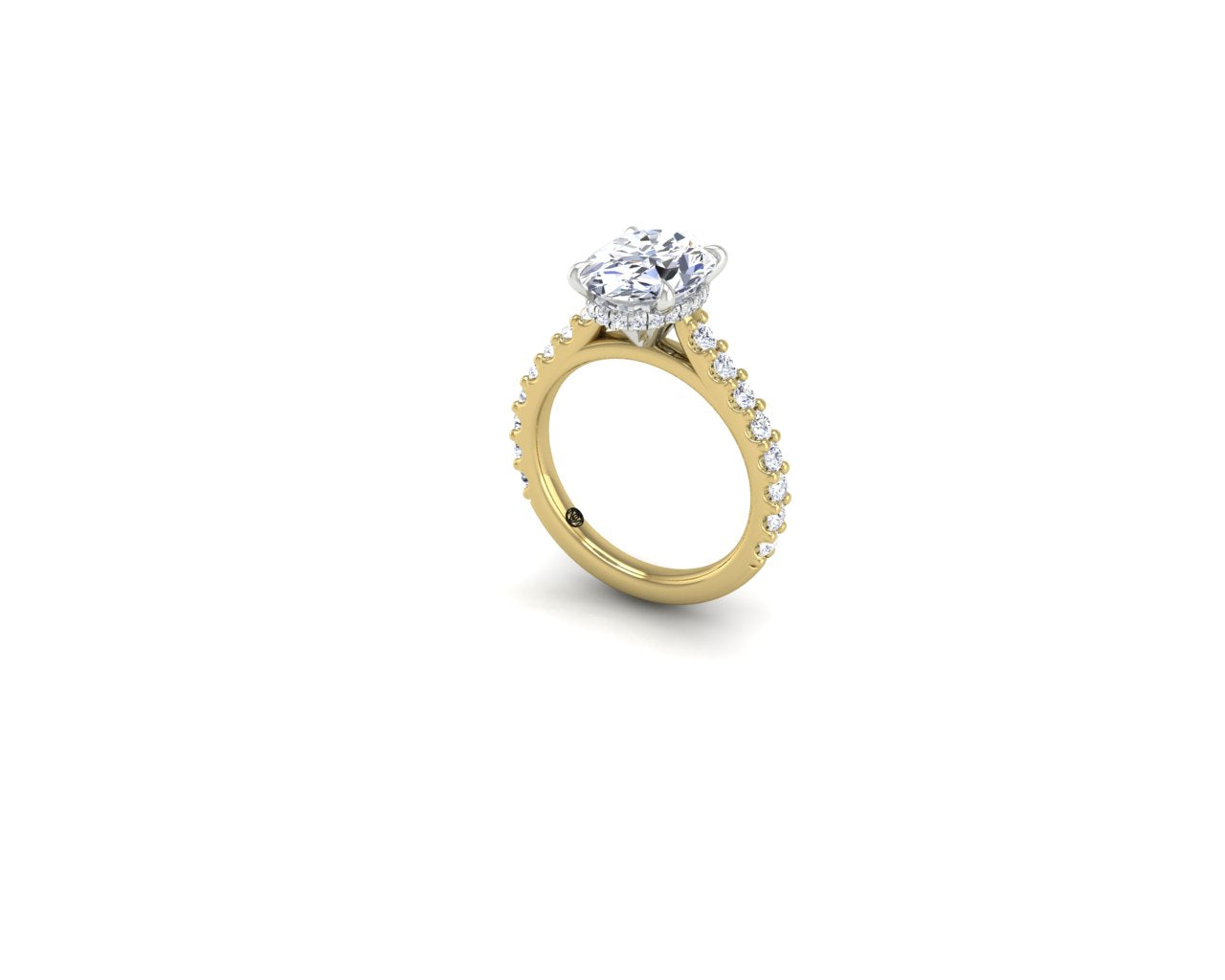 Judi cathedral 2.5ct Gia yellow platinum