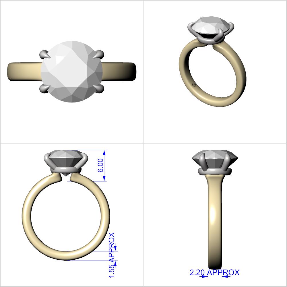 Pinky Ring Low Profile