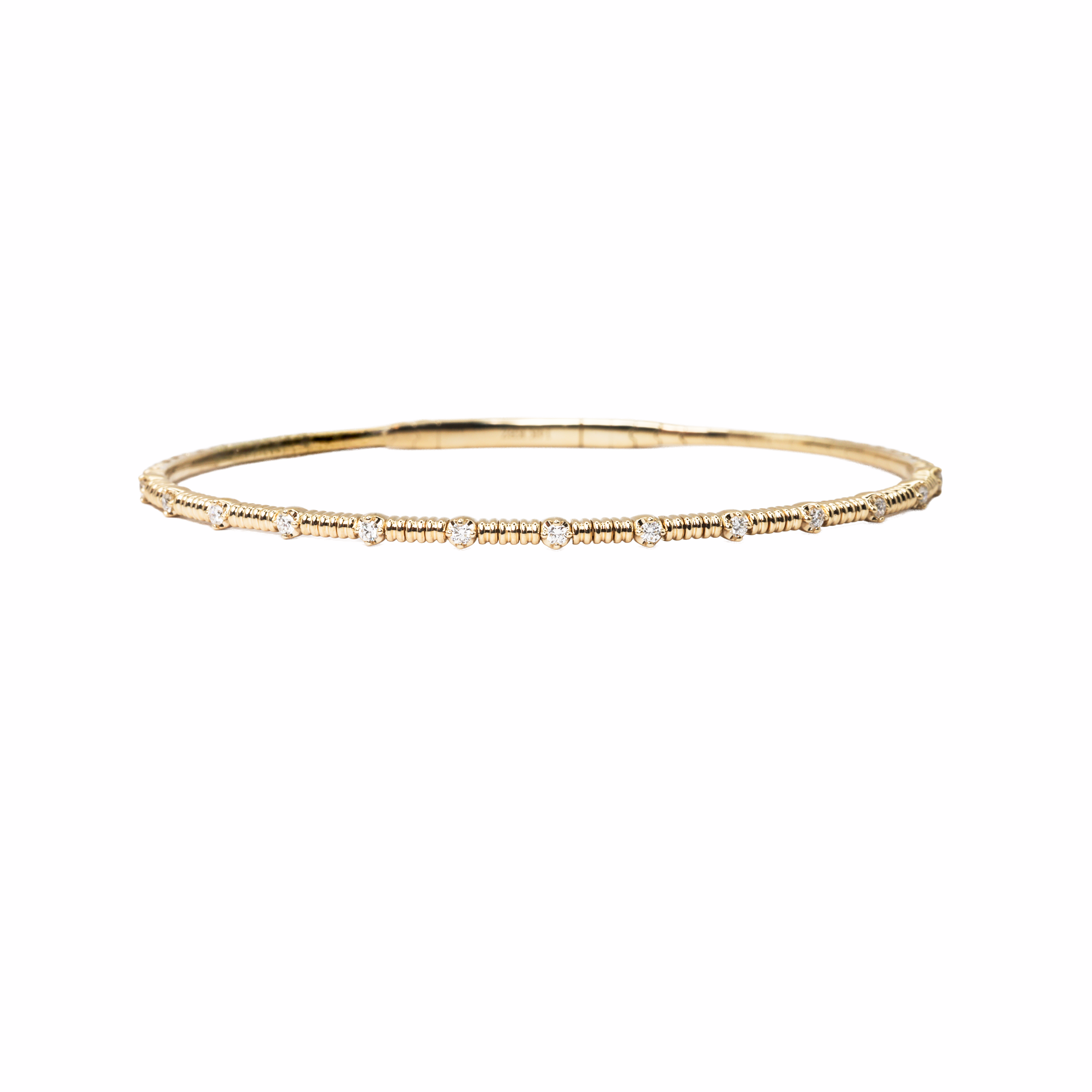 Diamond Flexible Bangle Bracelet