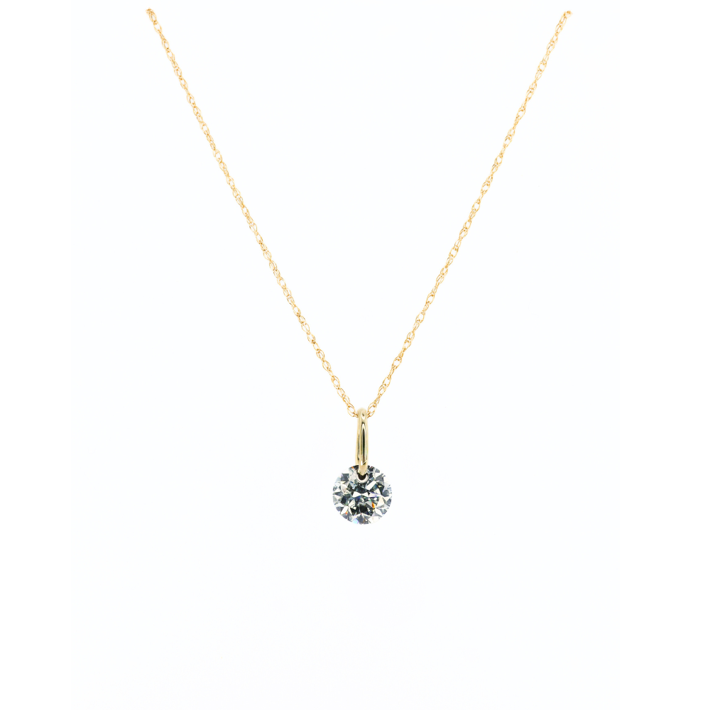 Necklace Floating Diamond