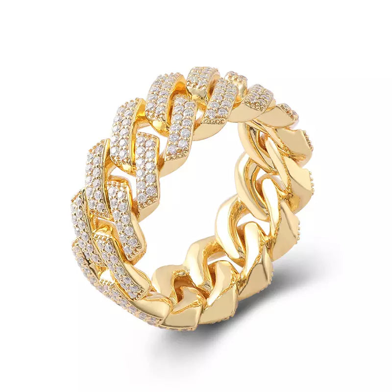 Cuban Chain Wedding Band