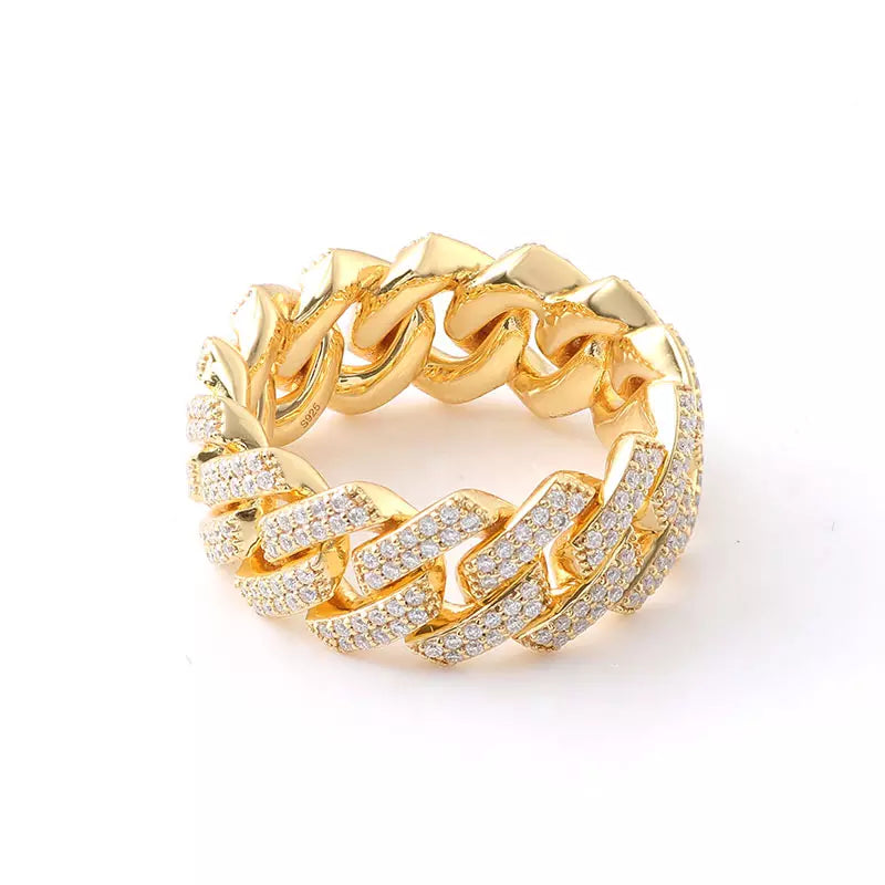 Cuban Chain Wedding Band