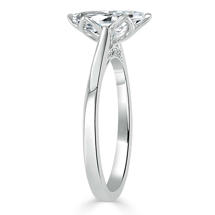 Engagement Ring 1 Carat Marquise Cut Solitaire Band
