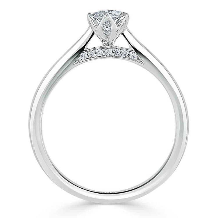Engagement Ring 1 Carat Marquise Cut Solitaire Band