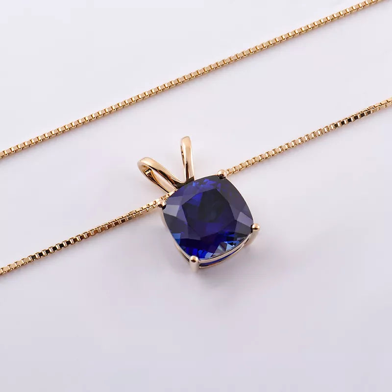 Sapphire 1.5 Carat Classic Necklace