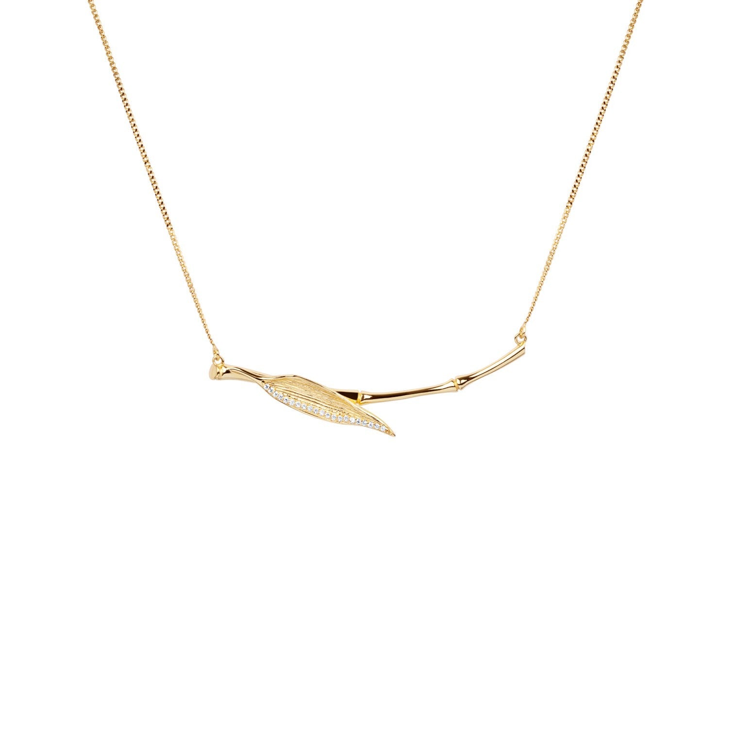 Gold Fern Necklace